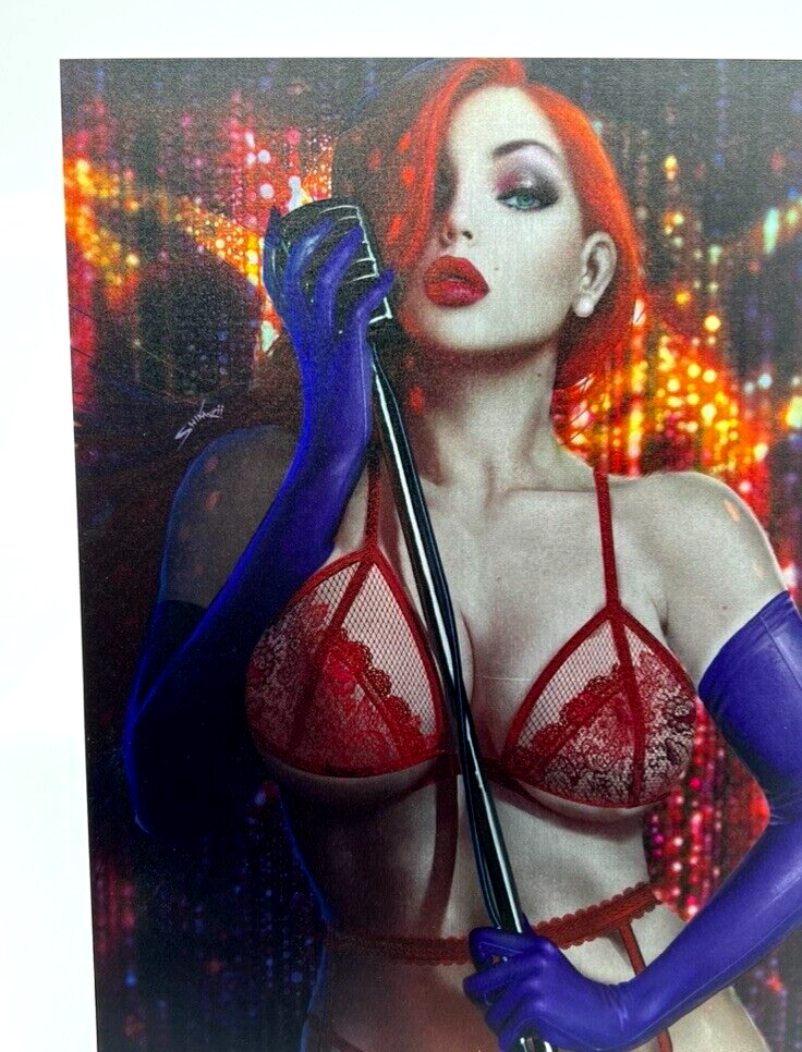 TOTALLY RAD JESSICA RABBIT SHIKARII METAL COVER LIMITED ARTIST EDITION #4/10