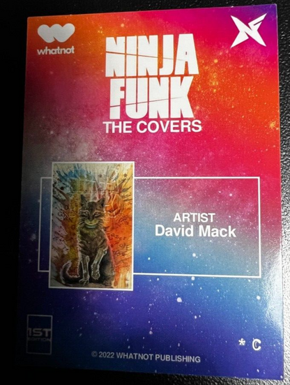 NINJA FUNK TRADING CARDS SET 10 SIGNED REMARKED HOLOFOIL KIRKHAM ZUCKER 1ST EDTN