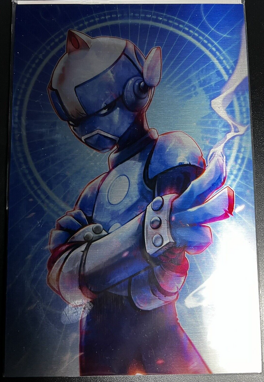 Okra Tron Wrath of Saw-Bot Ivan Tao NYCC Metal Cover LTD 25 Megaman