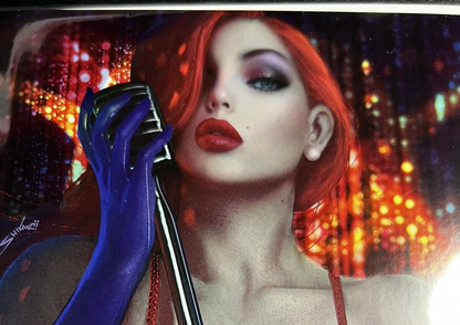 TOTALLY RAD HALLOWEEN JESSICA RABBIT SHIKARII LIMITED EDITION ARTIST PROOF 10/10