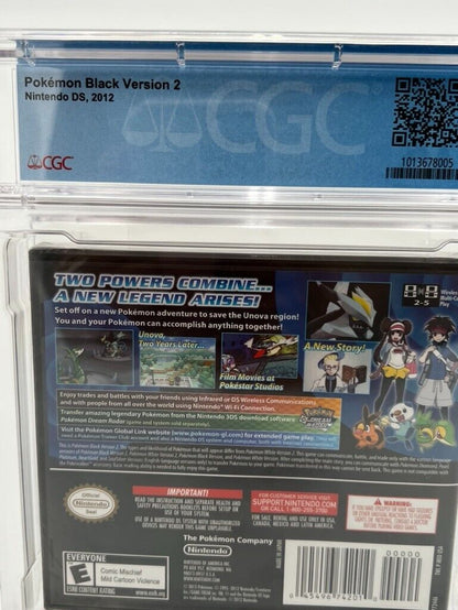 Pokemon Black Version 2 Nintendo DS SEALED GRADED 9.2