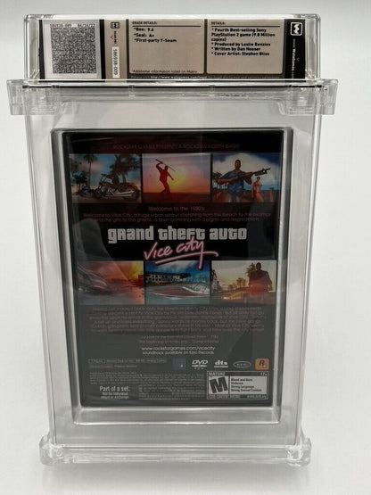 Grand Theft Auto: Vice City (Sony PlayStation 2, 2006) SEALED GRADED WATA 9.6