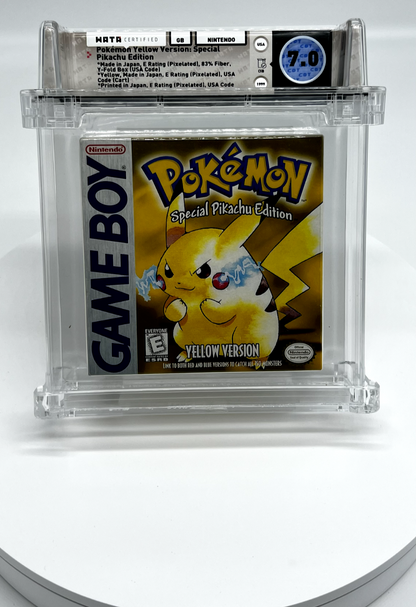 Pokémon Yellow Version Special Pikachu Edition Game Boy Video Game CIB WATA 7.0