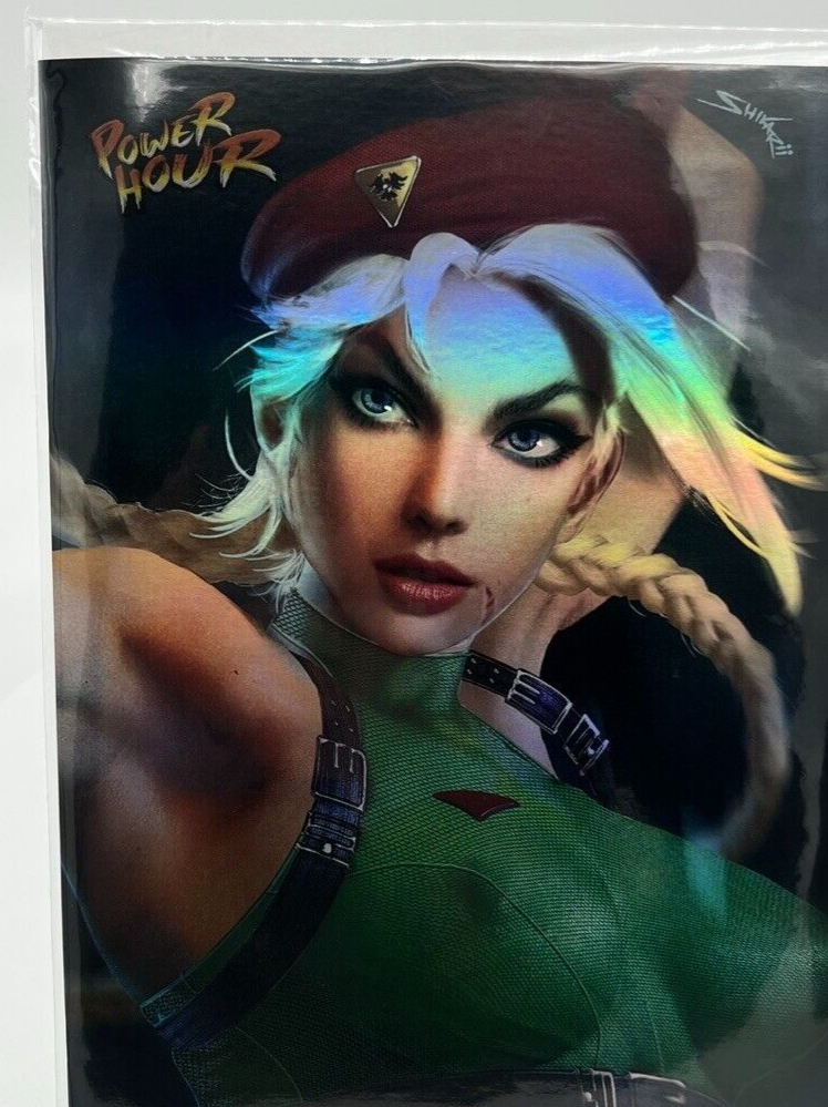 Power Hour#1 Cammy Street Fighter SHIKARII FOIL Close Up LIMITED EDITION #19/20