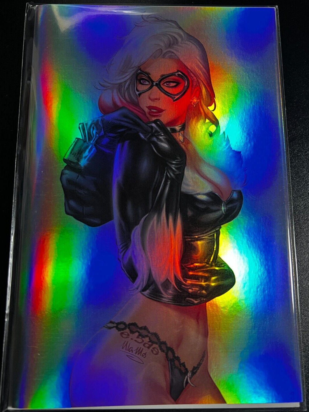 Persuasion #4 Black Cat ERIC EBAS BASALDUA CHROME FOIL LIMITED EDITION #21/100