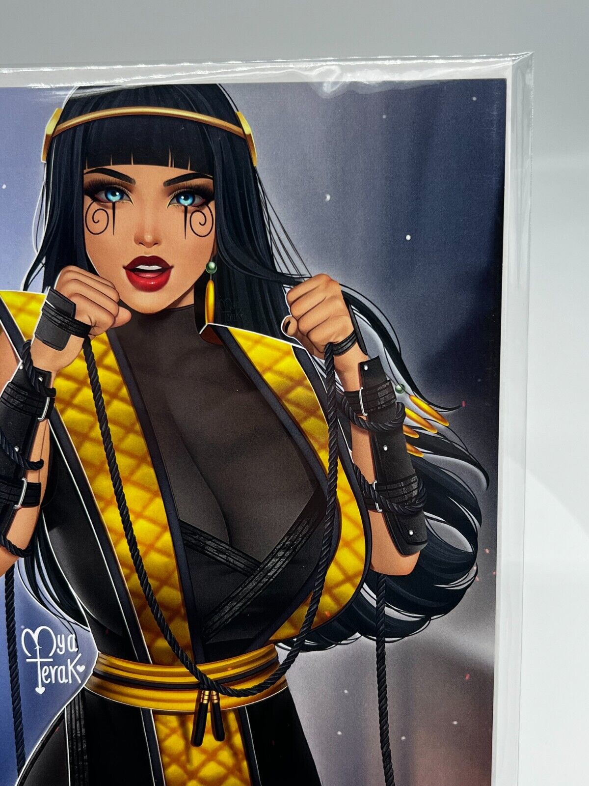 TOTALLY RAD SCORPION MYA TERAK MORTAL KOMBAT VIRGIN LIMITED EDITION 50