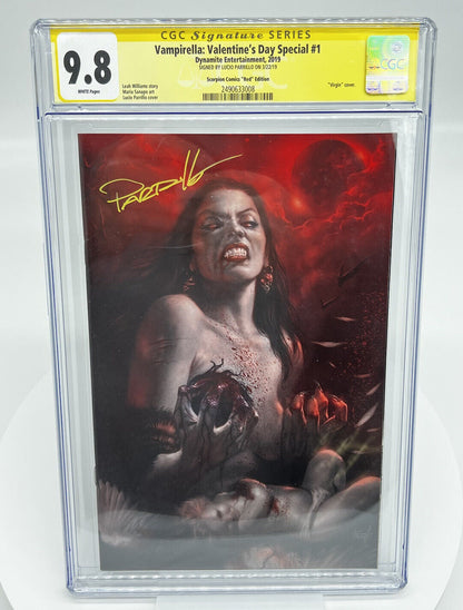 Vampirella Valentines Day Special  Lucio Parrillo  Virgin LTD 150 CGC 9.8 Signed