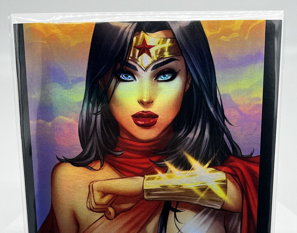 Power Hour #2 Wonder Woman Princess Of Power EBAS VIRGIN FOIL LIMITED #5/20