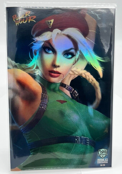 Power Hour#1 Cammy Street Fighter SHIKARII FOIL Close Up LIMITED EDITION #19/20