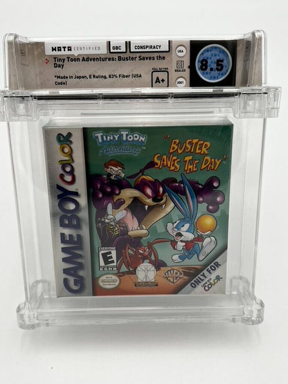 Tiny Toon Adventures Buster Saves The Day Gameboy Color SEALED GRADED WATA 8.5