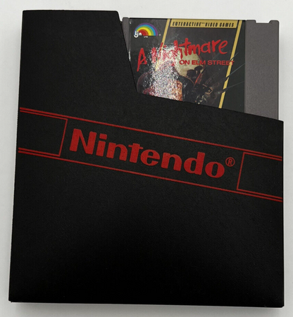 Nightmare on Elm Street Nintendo NES 1990 COMPLETE IN BOX CIB RETRO VIDEO GAME