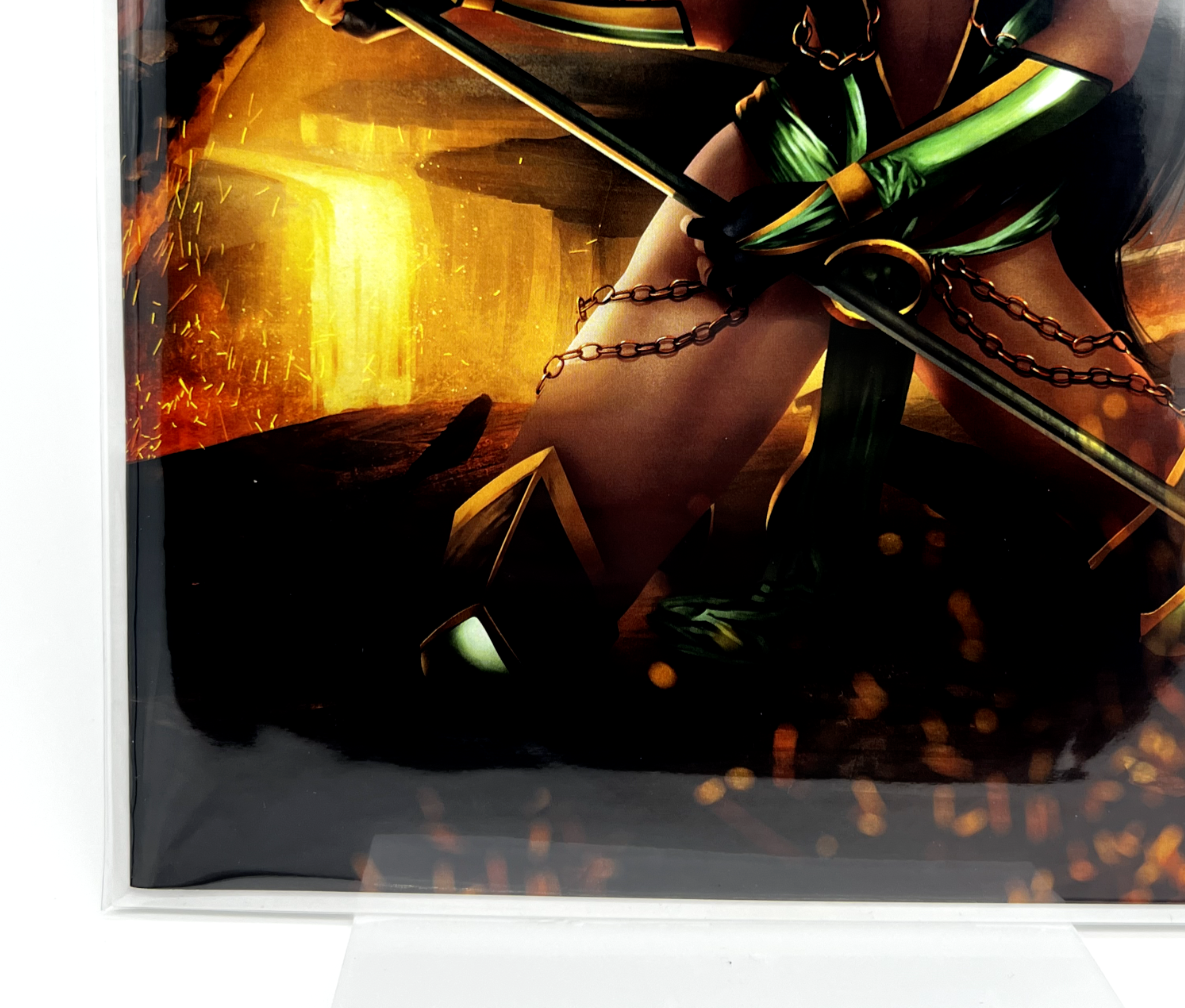 SAMURAI OF OZ #1 MORTAL KOMBAT JADE GASTON VIRGIN LIMITED EDITION #29/40 COPIES