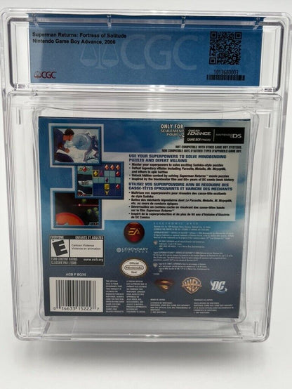 Superman Returns for Nintendo Gameboy Advance SEALED GRADED CGC 9.4 VIDEO GAME