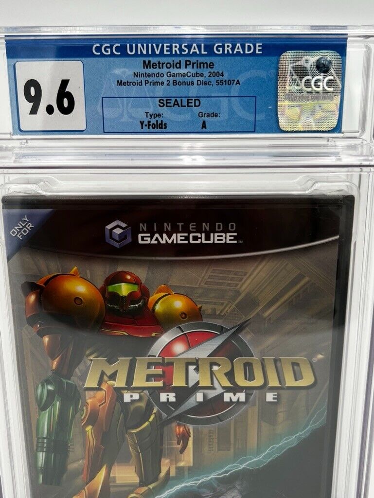 NEW Metroid Prime Echoes Bonus Disc VIDEO GAME GameCube SEALED GRADED CGC 9.6