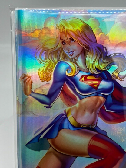 DRAWN TOGETHER SUPERGIRL MIKE DEBALFO MARISSA POPE FOIL LIMITED EDITION 10 COPYS