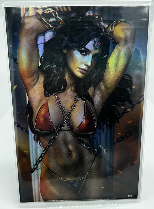 Power Hour #1 Wonder Woman Swimsuit Virgin FOIL Shikarii LIMITED #1/30 COPIES