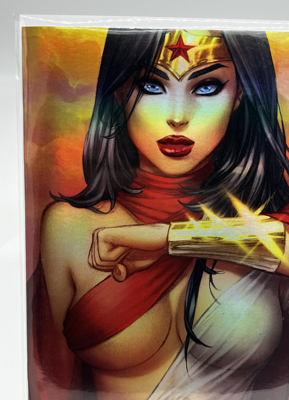 Power Hour #2 Wonder Woman Princess Of Power EBAS VIRGIN FOIL LIMITED #5/20