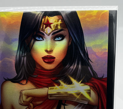 Power Hour #2 Wonder Woman Princess Of Power EBAS VIRGIN FOIL LIMITED #5/20