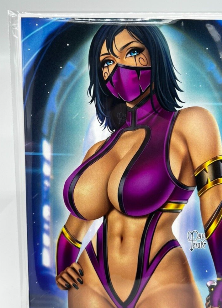 Totally Rad Mortal Kombat Jade MYA MILEENA Virgin LIMITED EDITION 20 COPIES