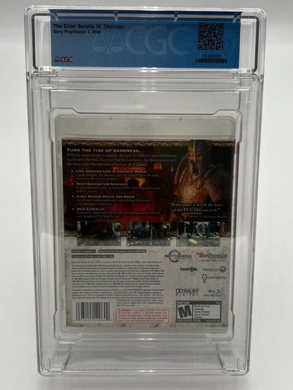 Elder Scrolls IV Oblivion For Playstation 3 NEW SEALED GRADED CGC 9.8 VIDEO GAME