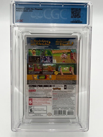 Pokemon Let's Go Pikachu for Nintendo Switch SEALED GRADED CGC 9.2 VIDEO GAME