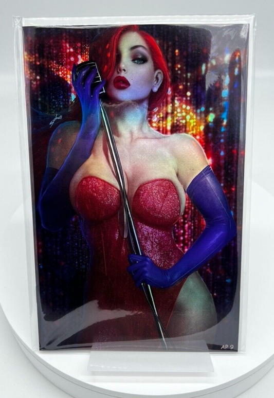 TOTALLY RAD JESSICA RABBIT SHIKARII FOIL LIMITED ARTIST EDITION #9/10 AP