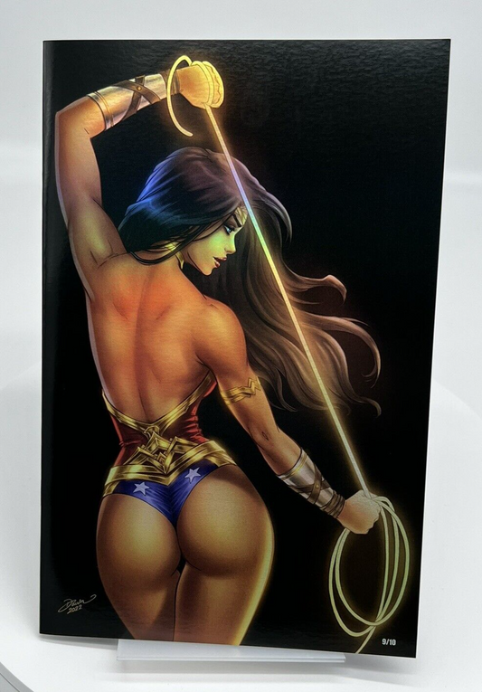 POWER HOUR #1 WONDER WOMAN DAWN MCTEIGUE VIRGIN FOIL LIMITED EDITION #9/10