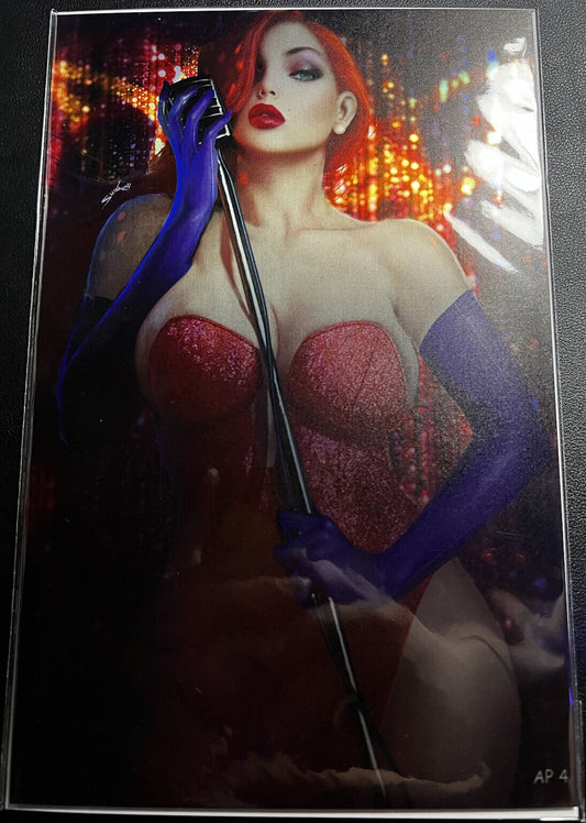 TOTALLY RAD JESSICA RABBIT SHIKARII METAL COVER  LTD AP #4/10