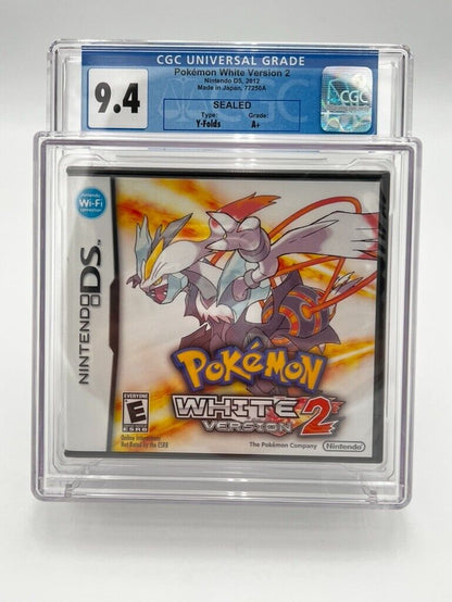 Pokemon: White Version 2 (Nintendo DS, 2012) SEALED GRADED CGC 9.4