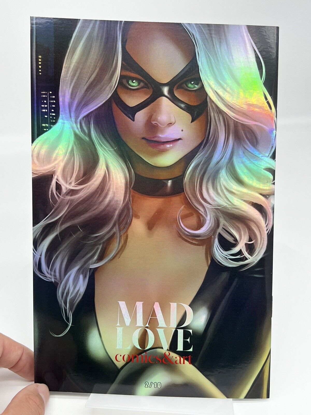 Mad Love #1 BLACK CAT IVAN TALAVERA VIRGIN FOIL LIMITED EDITION #2/10 COPIES