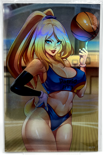 PATRIOTIKA UNITED #1 SPACE JAM LOLA BUNNY LENA DAI FOIL LIMITED EDITION #11/11