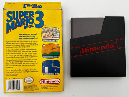 Super Mario BROS 3 OFFICIAL NINTENDO NES COMPLETE IN BOX CIB RETRO VIDEO GAME