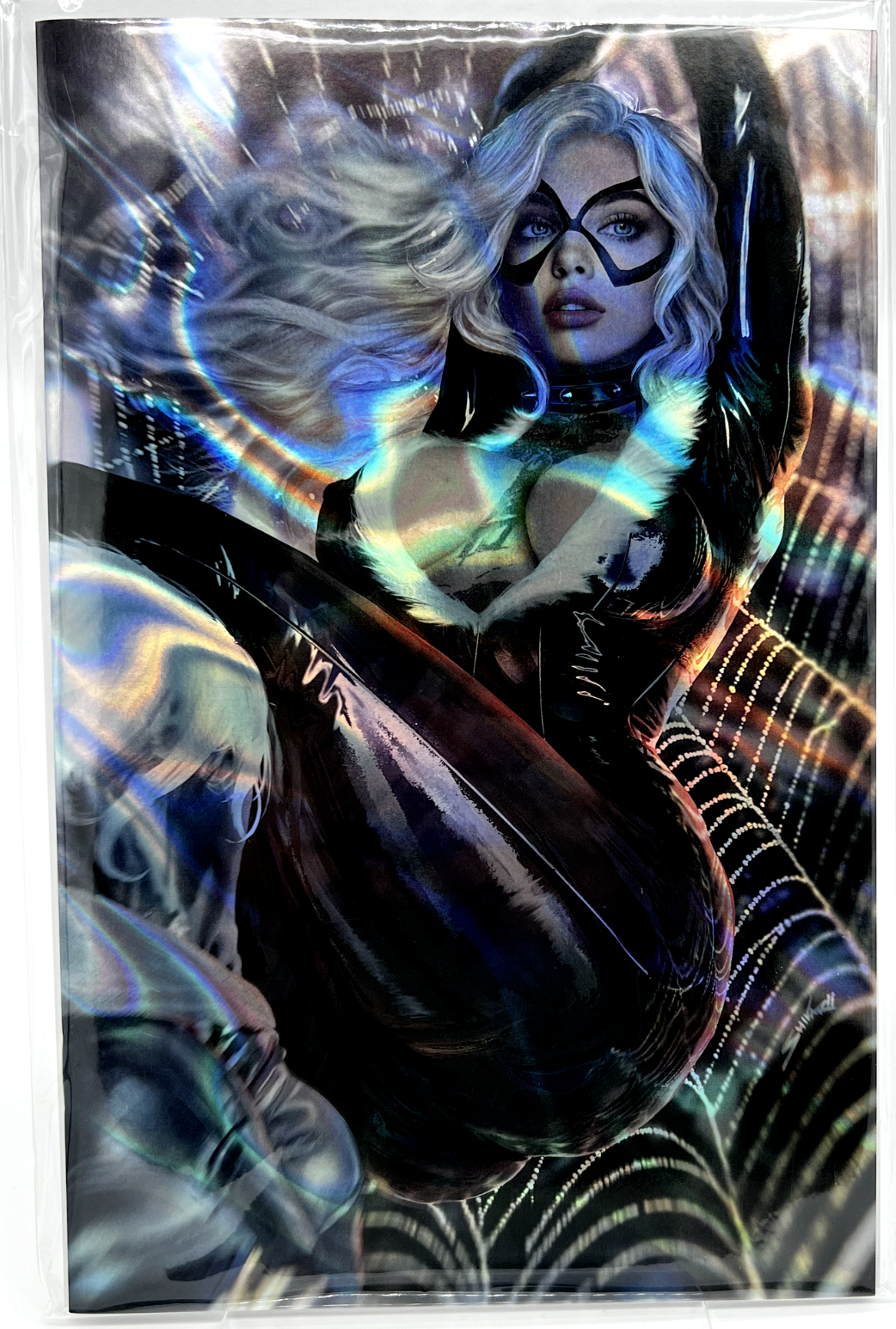 TOTALLY RAD BLACK CAT TATTOOS SHIKARII LAVA FOIL LIMITED EDITION 10 COPIES