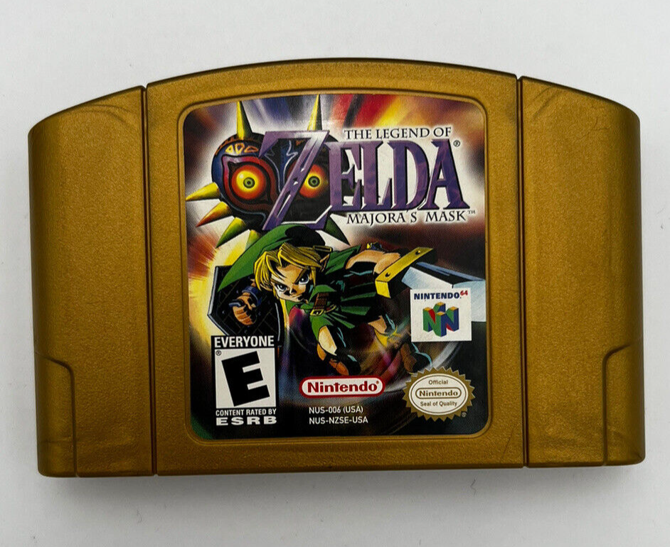 The Legend Of Zelda Majora’s Mask N64 CIB Nintendo 64 Complete In Box VIDEO GAME