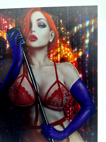 TOTALLY RAD JESSICA RABBIT SHIKARII METAL COVER LIMITED ARTIST EDITION #4/10