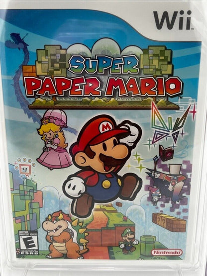 Super Paper Mario Nintendo Wii NEW SEALED GRADED CGC 9.0 VIDEO GAME WATA