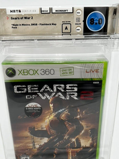 Gears of War 2 (Microsoft Xbox 360, 2008) - SEALED GRADED WATA 8.0