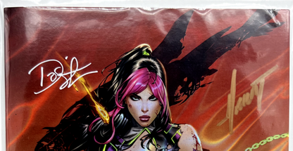 Prey For The Sinner #2 EBAS LAVA FOIL LIMITED EDITION #3/25 COPIES 2X SIGNED !!