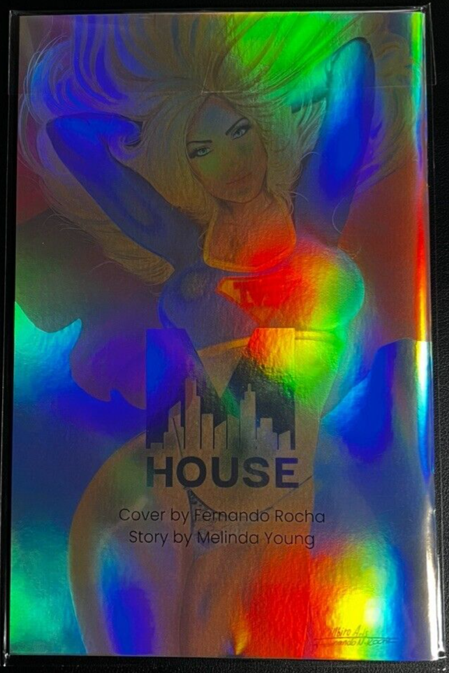 M HOUSE SUPERWOMAN FERNANDO ROCHA FOIL LIMITED EDITION 20 COPIES MELINDAS COMICS