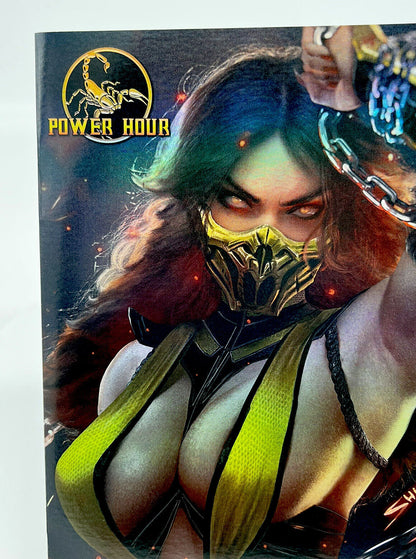 Power Hour Scorpiona Shikarii Preview FOIL Limited Edition #7/20 Mortal Kombat