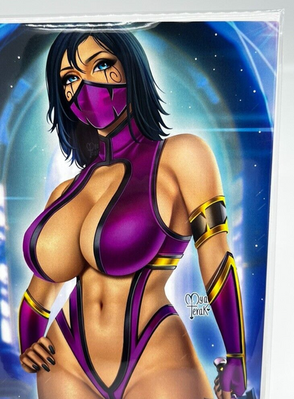 Totally Rad Mortal Kombat Jade MYA MILEENA Virgin LIMITED EDITION 20 COPIES