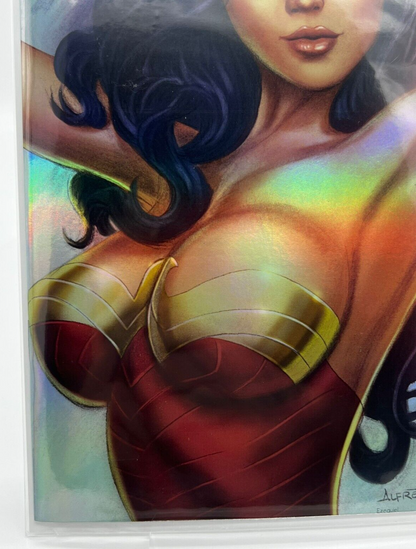 M House Wonder Woman Alfret Le Foil Virgin MELINDAS COMICS