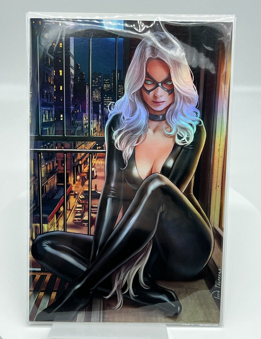 Mad Love #1 BLACK CAT IVAN TALAVERA VIRGIN FOIL LIMITED EDITION #2/10 COPIES