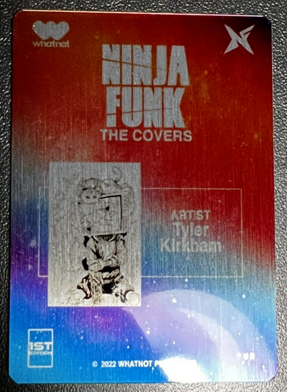 NINJA FUNK METAL TRADING CARDS (3) MCFLY LAZERWOLF WOLFGANG LIMITED EDITON TO 50