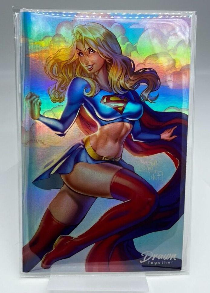 DRAWN TOGETHER SUPERGIRL MIKE DEBALFO MARISSA POPE FOIL LIMITED EDITION 10 COPYS