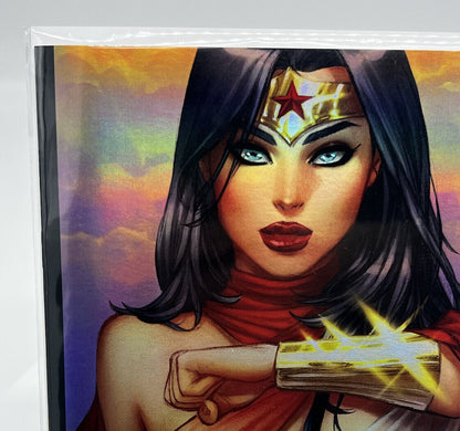 Power Hour #2 Wonder Woman Princess Of Power EBAS VIRGIN FOIL LIMITED #5/20