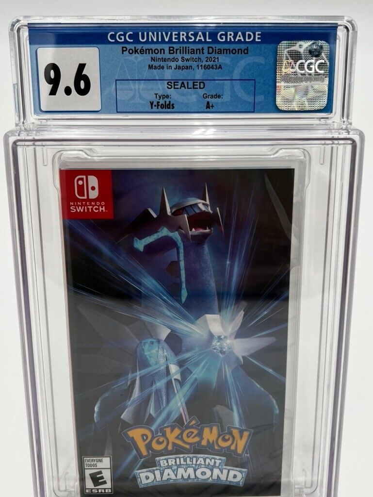 Pokemon Brilliant Diamond Nintendo Switch NEW SEALED GRADED CGC 9.6 VIDEO GAME