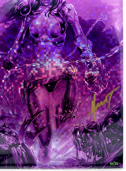 PREY FOR THE SINNER #2 EBAS VIRGIN FOIL LIMITED EDITION #19/35 COPIES SIGNED