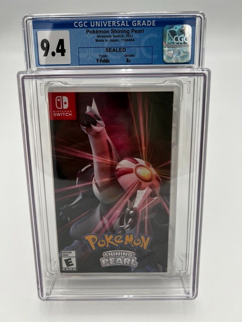 Pokemon Shining Pearl Nintendo Switch NEW SEALED GRADED CGC 9.4 VIDEO GAME WATA