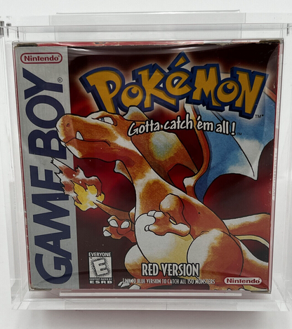 Pokémon Red Version NINTENDO Gameboy Complete In Box CHARIZARD CIB